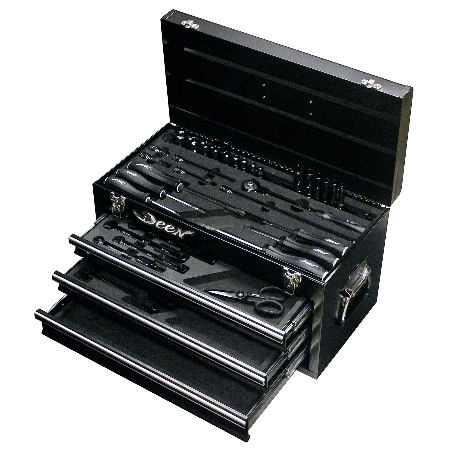 【DEEN25周年記念モデル】DEEN　IPフルコンプリート工具セット　3段チェスト　DNB25THSET