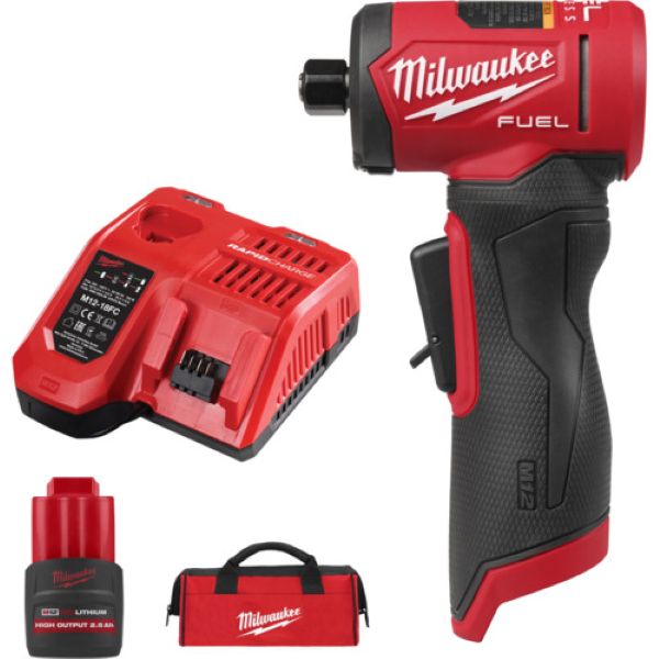 ミルウォーキー　M12　FUEL　アングルハンドグラインダー　2.5Ah　×1　キット　