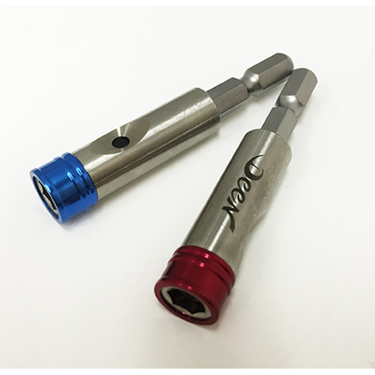 DEEN　1/4HEXビットアダプター レッド　