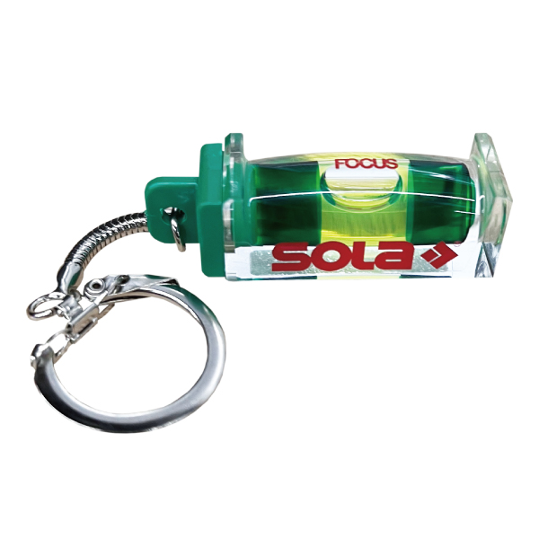 ソラ　キーホルダー型水平器 WA42 green　