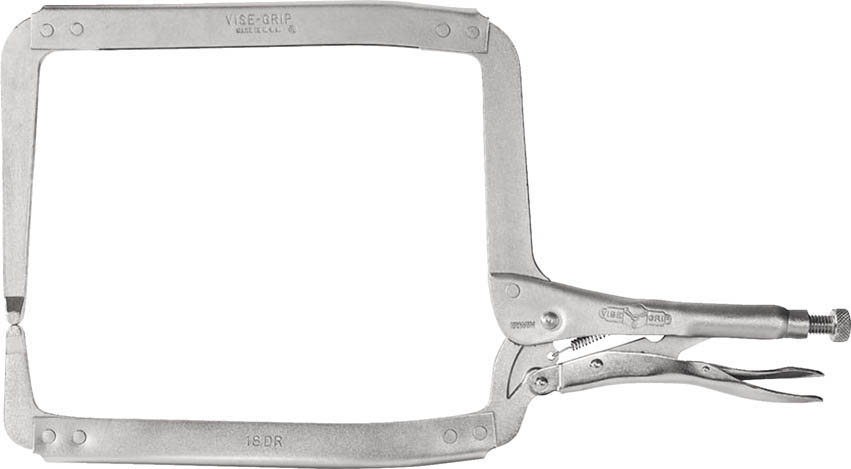 IRWIN　グリッププライヤー　ワイドロッキングＣクランプ　18DR　全長445ｍｍ　T18DR