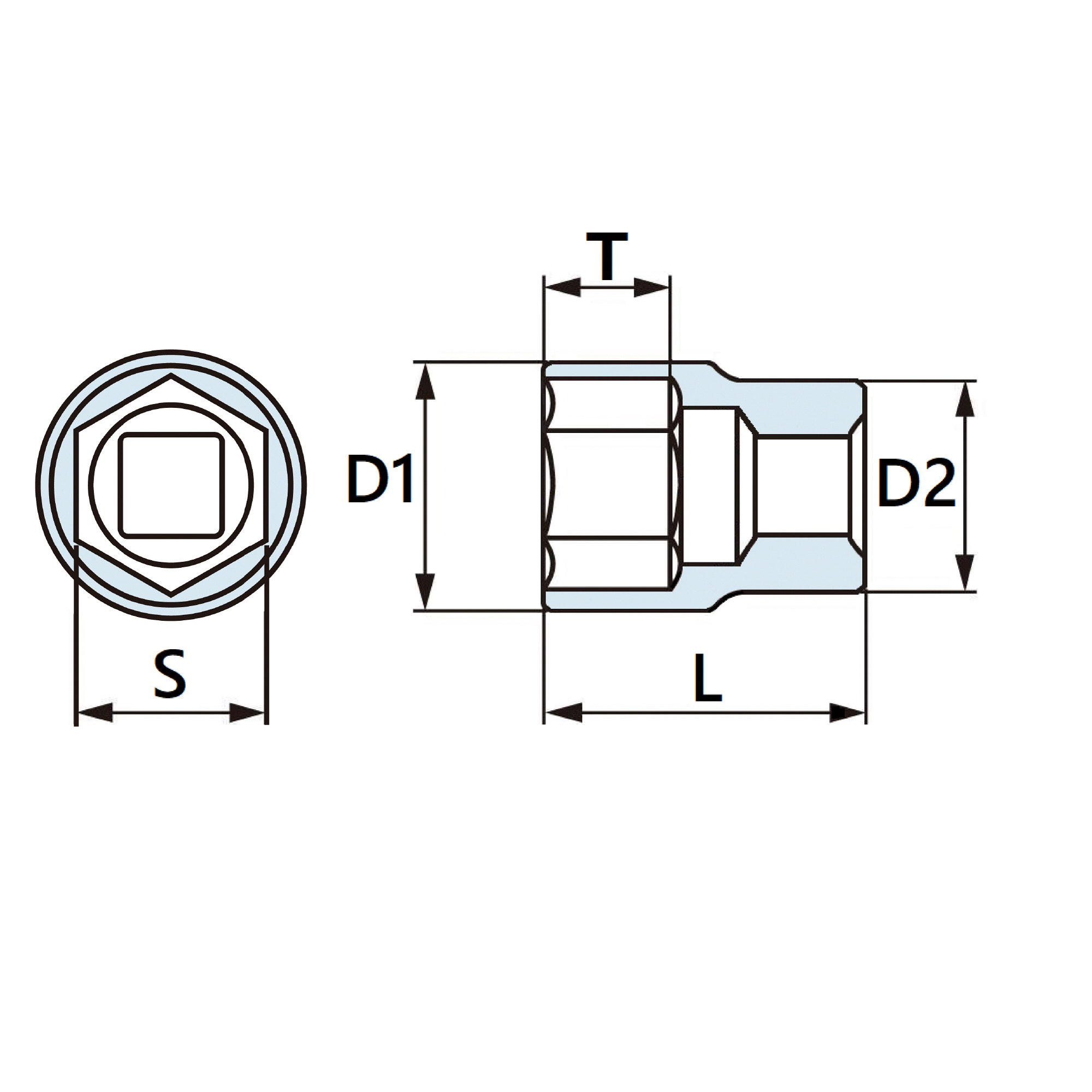 シグネット　1/4DR 14MM ｼｮｰﾄｿｹｯﾄ (6角)　11134