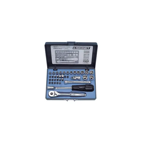 シグネット 1/4DR 38PC MM ソケットレンチセット 11738 | ファクトリー