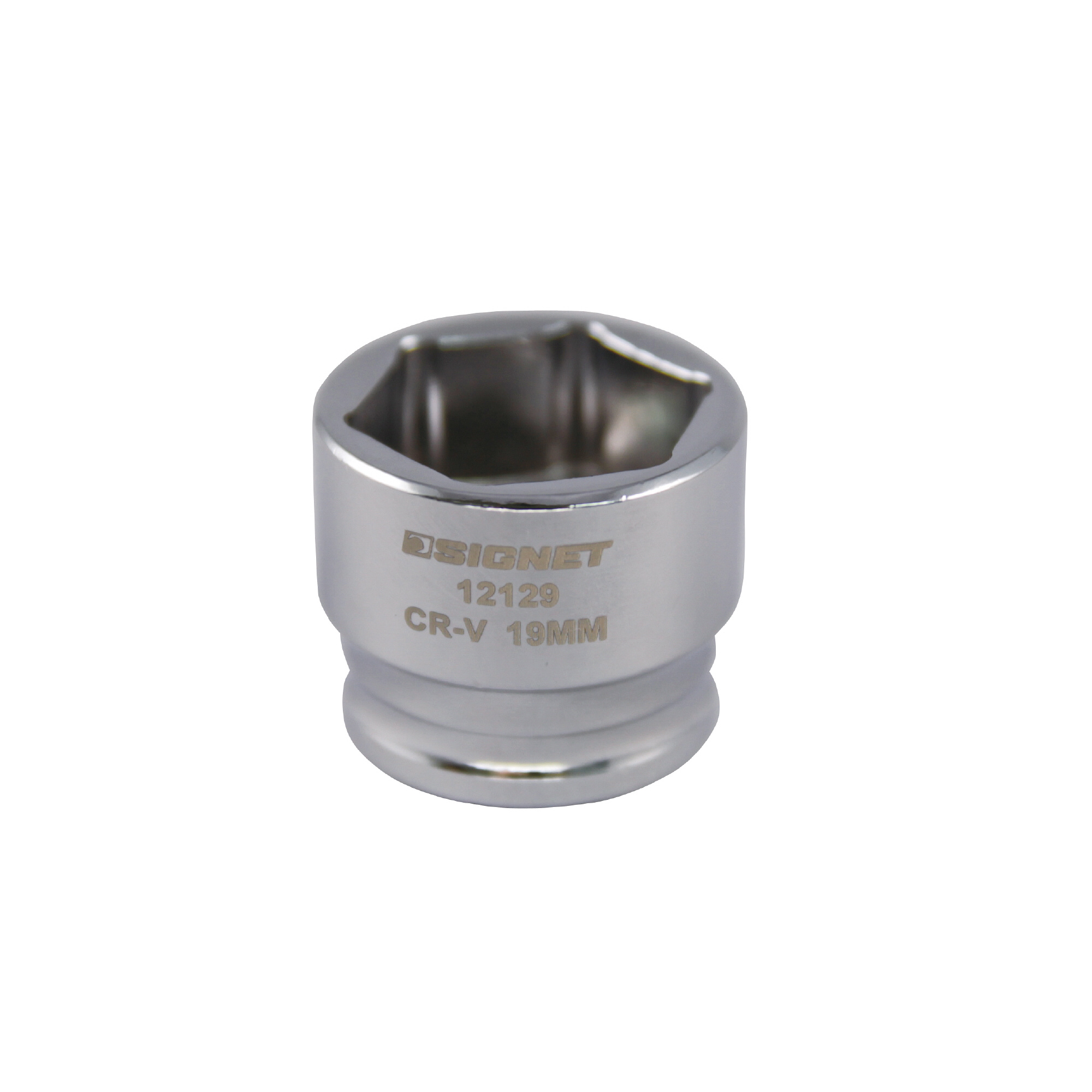 シグネット　3/8SQ 19MM ショートソケット (6角)　12129