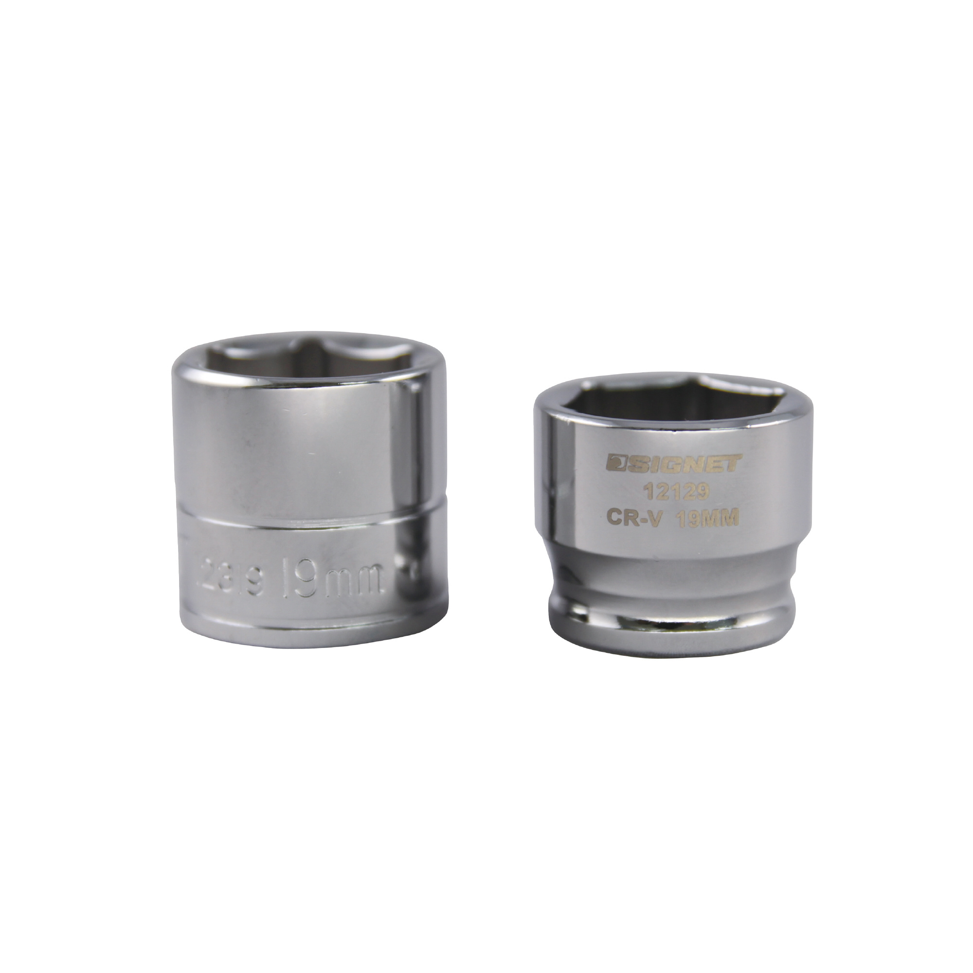 シグネット　3/8SQ 19MM ショートソケット (6角)　12129