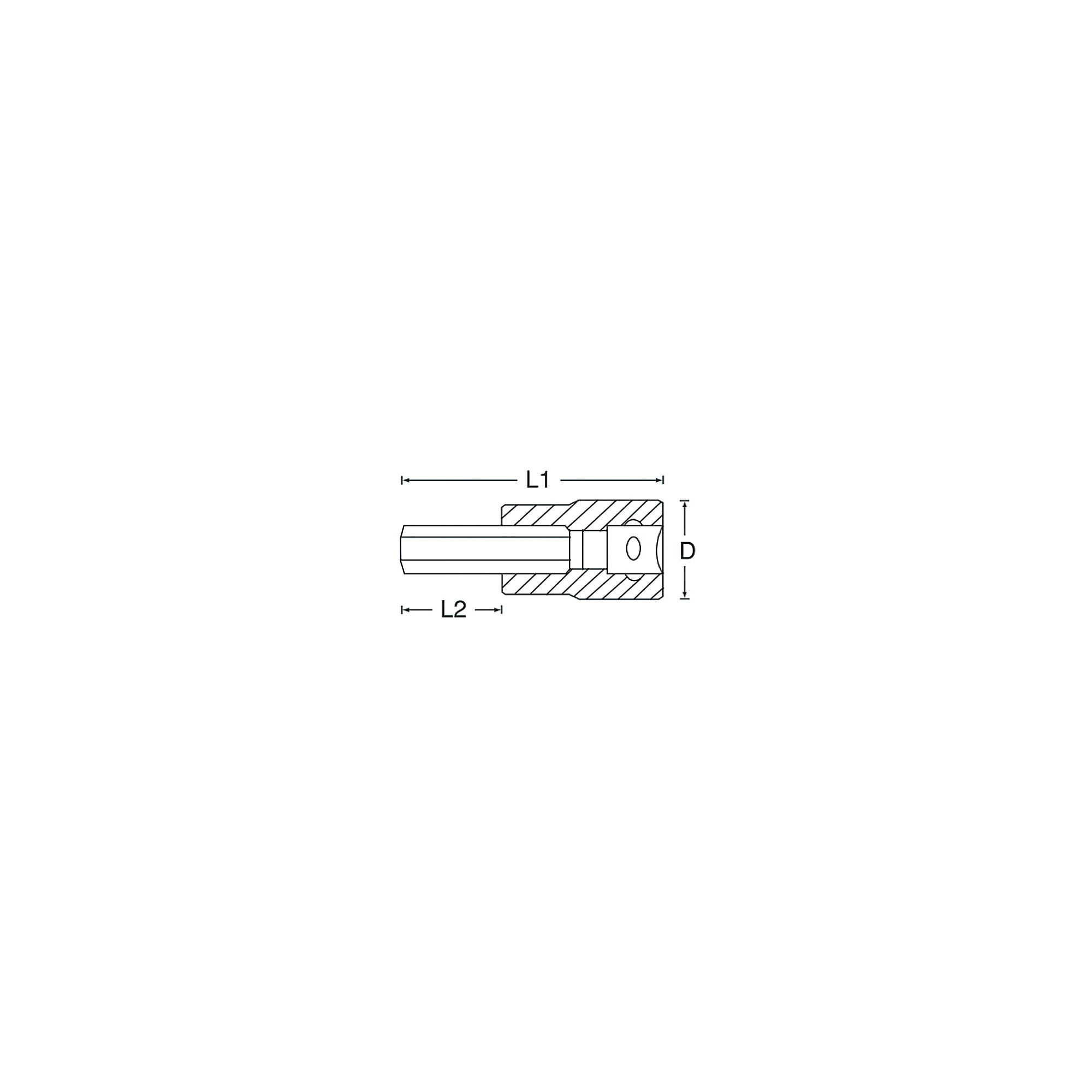 シグネット 1/2DR 6MM ﾛﾝｸﾞﾍｯｸｽﾋﾞｯﾄｿｹｯﾄ 23944 | ファクトリーギア