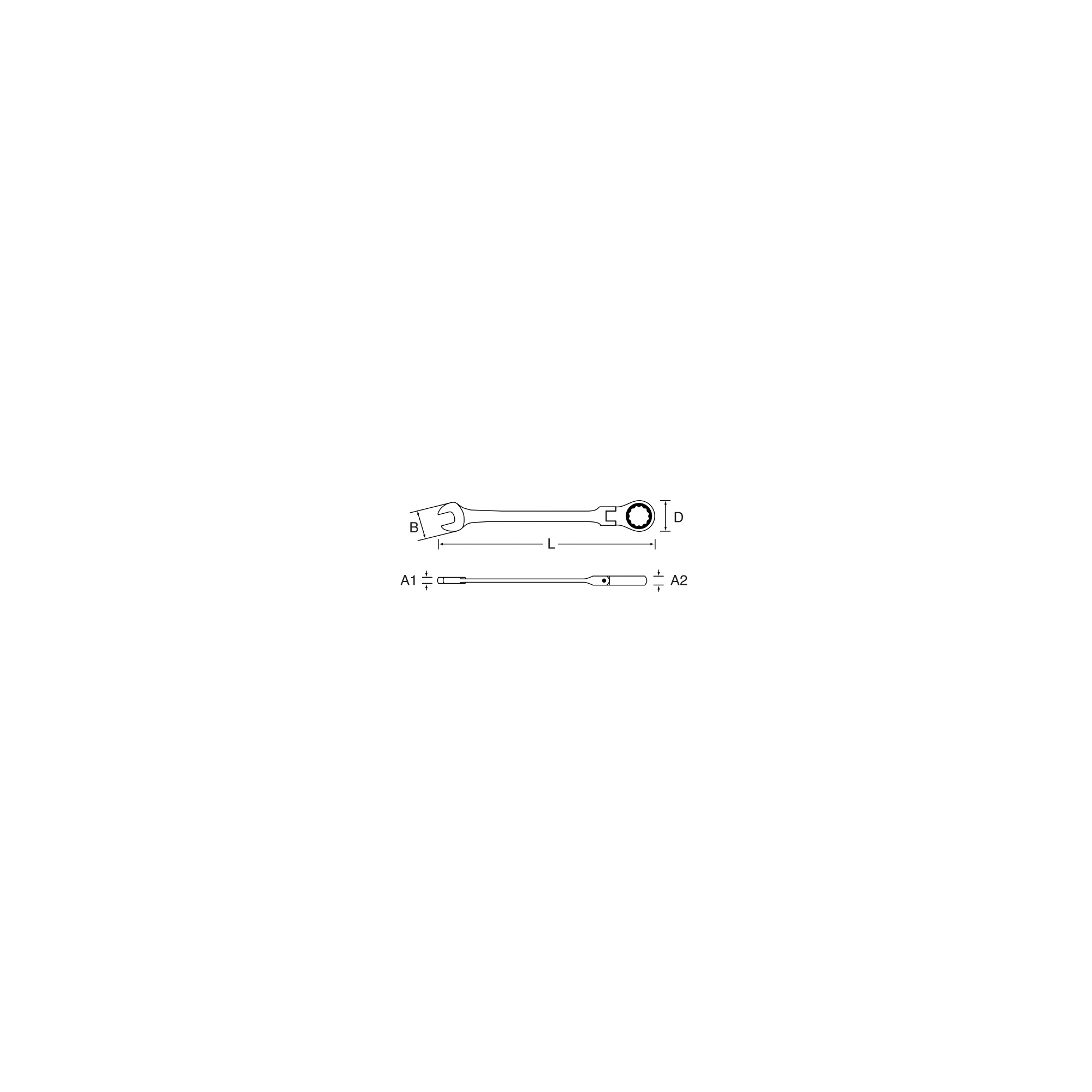 シグネット　16MM スイベルSIGNETレンチ　34716