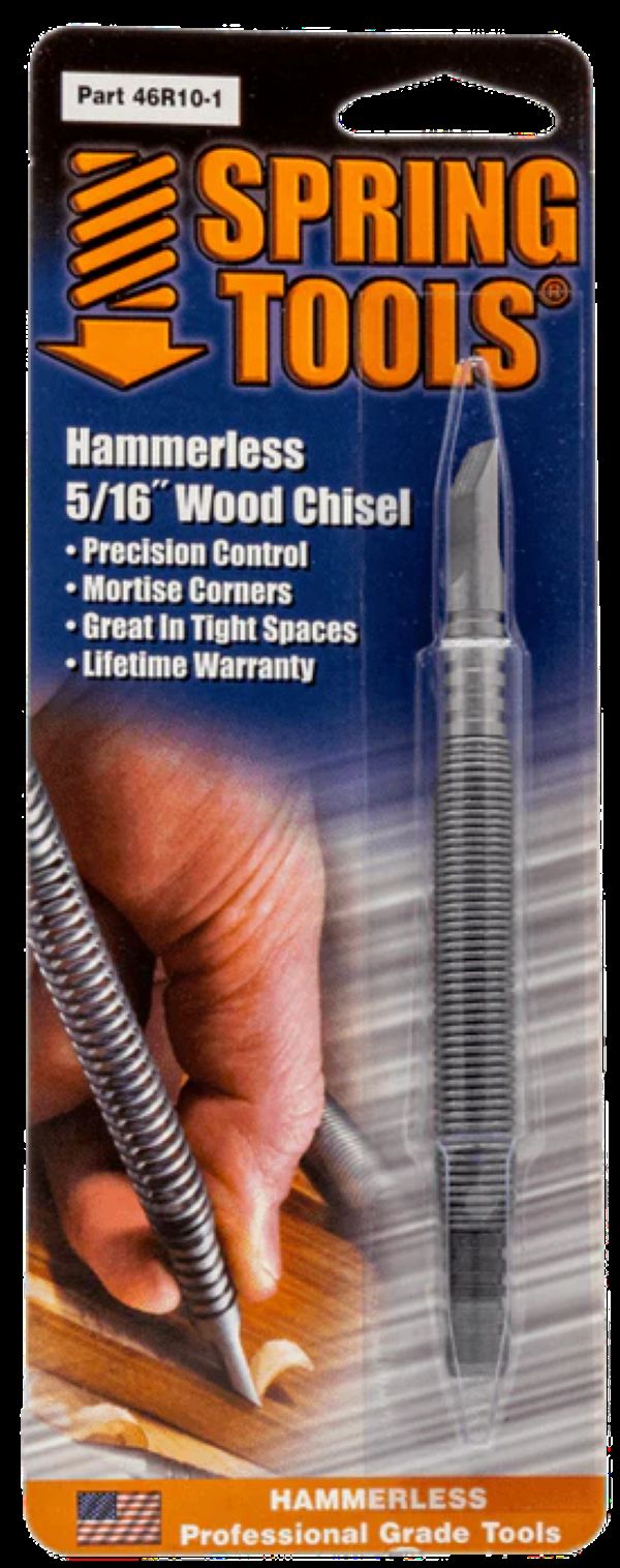 SPRING TOOLS ハンマーレス5/16インチ面木工用ノミ 46R10-1 | 工具用品