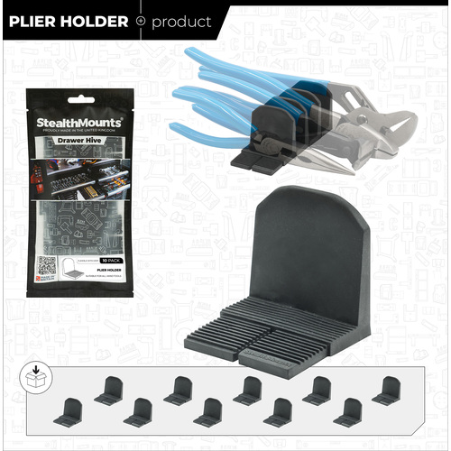 ステルスマウント Drawer Hive ツールキャビネット用プライヤー
