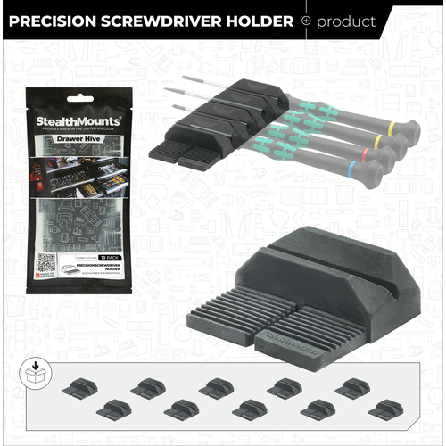 ステルスマウント Drawer Hive ツールキャビネット用精密ドライバー