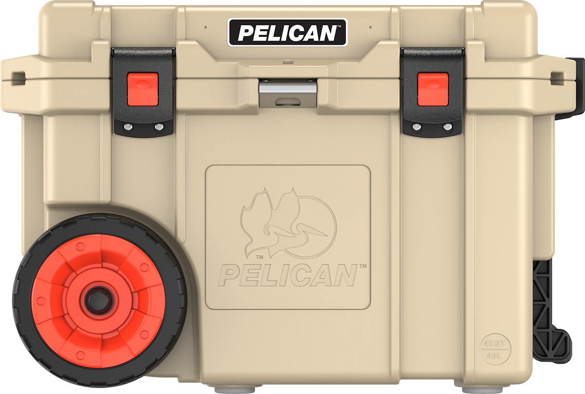 ペリカン　４５ＱＷ　エリートクーラー（キャスター付き）　タン　45QW-2-TAN