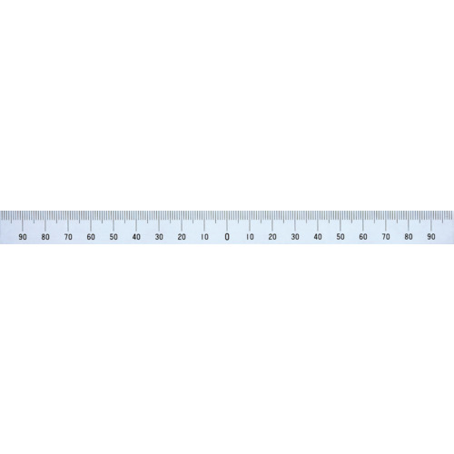 シンワ　セッティングメジャー　マシンスケール２００ｍｍ　上段左右振分目盛　穴無