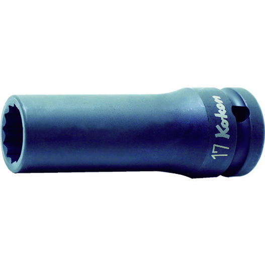 コーケン　1/2SQ インパクト12角ディープソケット　17ｍｍ　14305M-17