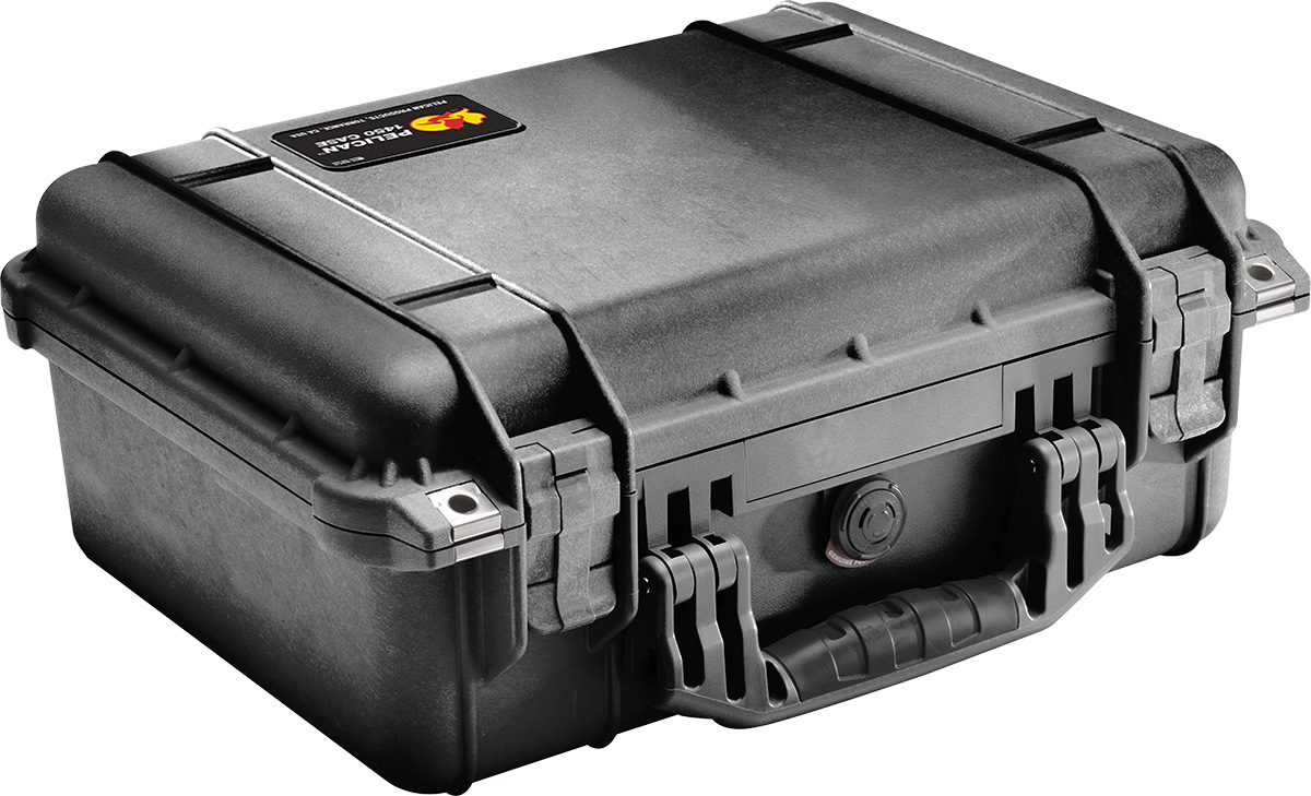 ペリカン 1450BK ミディアムケース １４５０ 黒 ４１８×３３０×１７３ 楽天市場】中型 PELICAN ミディアムケース 1450 黒 418×330×173