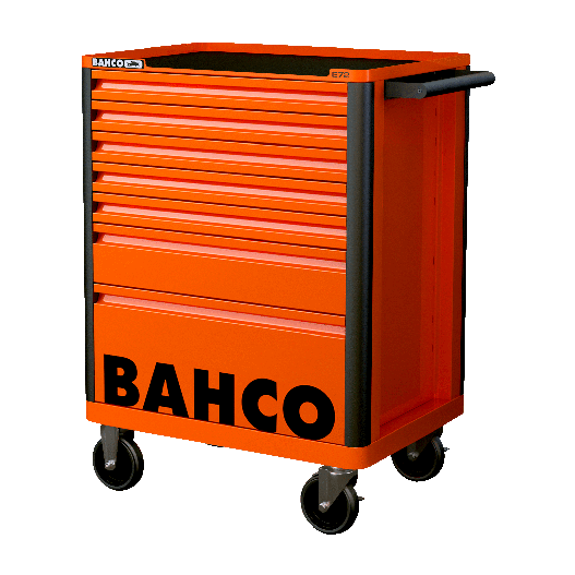 バーコ（BAHCO） 7段ローラーキャビネット ENTRY（オレンジ 