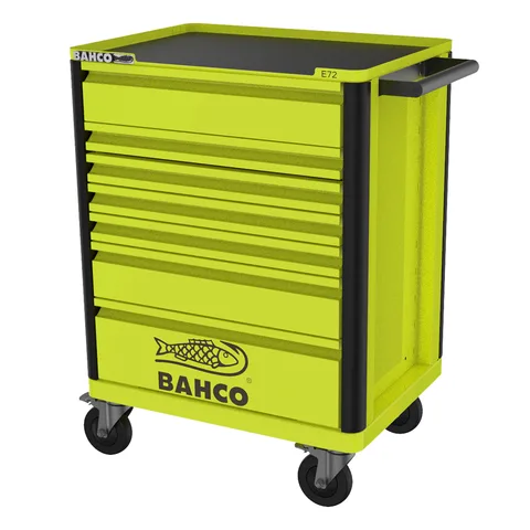 美品 バーコ　限定カラー　カスタム7段ローラーツールキャビネット　オプション付　BAHCO　 BAHCO|ツールストレージエントリー引き出し7段|1472K7|バーコ|ツール
