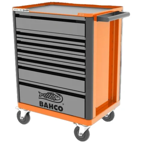 美品 バーコ　限定カラー　カスタム7段ローラーツールキャビネット　オプション付　BAHCO　 1472K7ORBGBKJS_s.webp