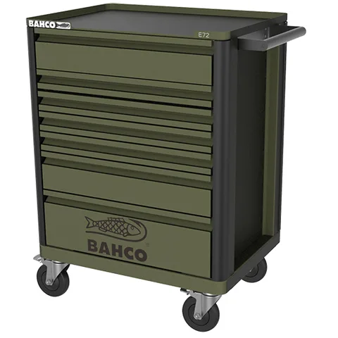 美品 バーコ　限定カラー　カスタム7段ローラーツールキャビネット　オプション付　BAHCO　 1472K7ORBGBKJS_s.webp
