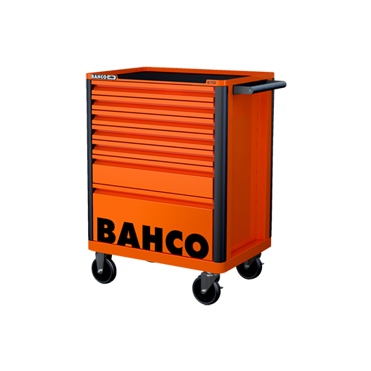 バーコ（BAHCO） 5段ローラーキャビネット ENTRY（オレンジ 