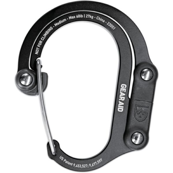 Gear Aid カラビナ型フック ヒーロークリップ ミディアム 210013-___