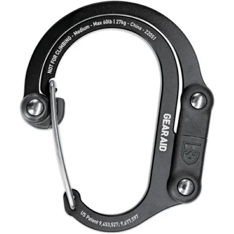 【特価商品】Gear Aid カラビナ型フック ヒーロークリップ ミディアム ネ Gear Aid カラビナ型フック ヒーロークリップ ミディアム 210013-___