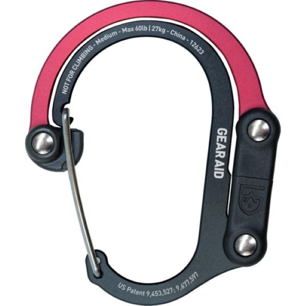 Gear Aid カラビナ型フック ヒーロークリップ ミディアム 210013-___