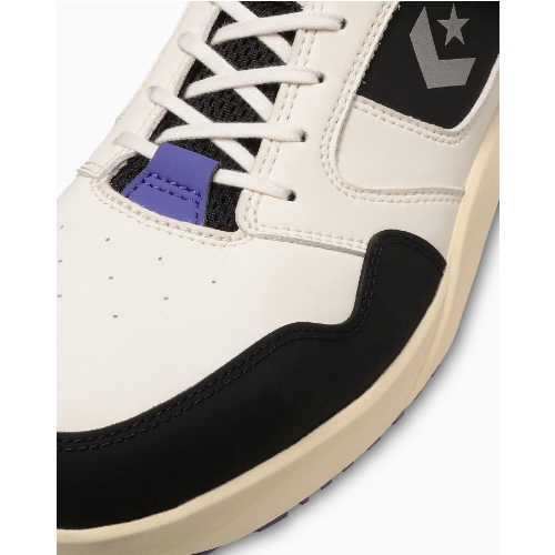 コンバース　RUN 'N SLAM PS WHITE/BLACK/PLUM　33701390