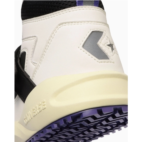 コンバース　RUN 'N SLAM PS WHITE/BLACK/PLUM　33701390