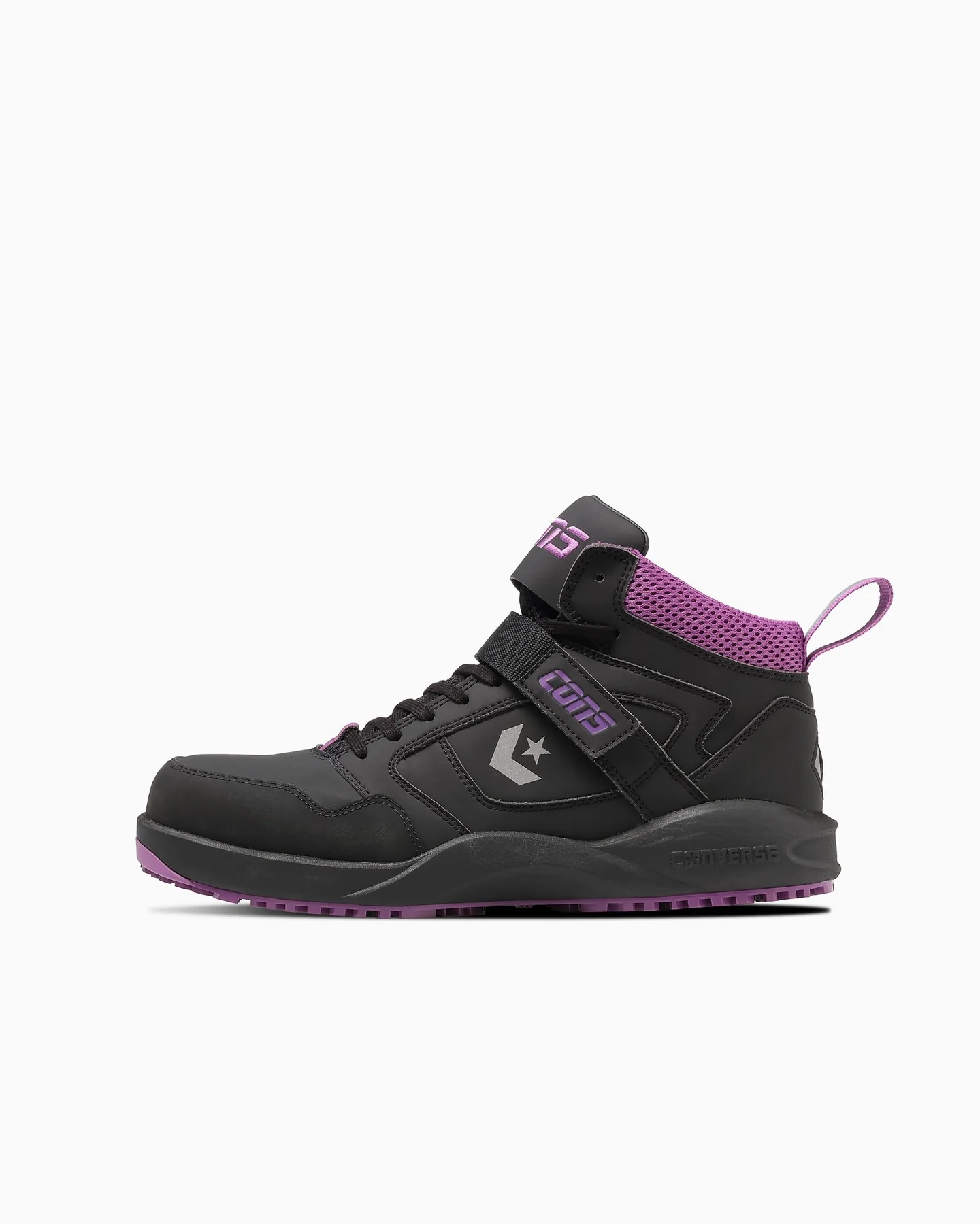 コンバース　RUN 'N SLAM PS　BLACK/PURPLE　33701640