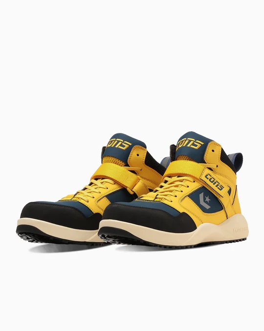 コンバース　RUN 'N SLAM PS　YELLOW/NAVY　33701641