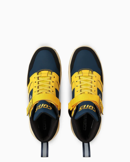 コンバース　RUN 'N SLAM PS　YELLOW/NAVY　33701641