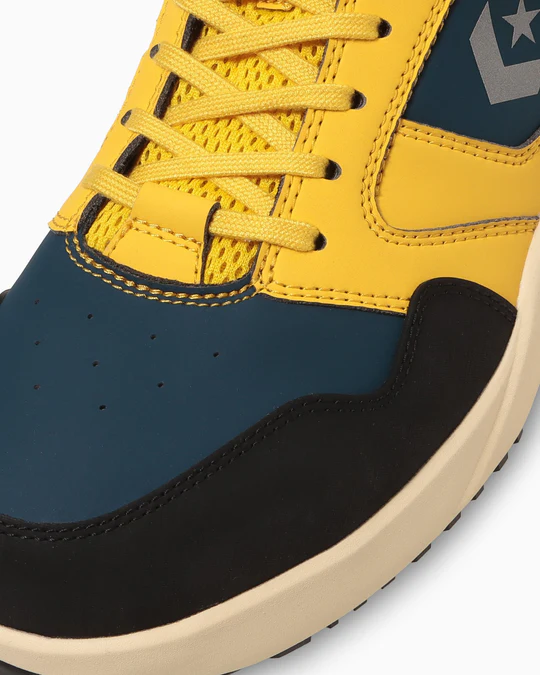 コンバース　RUN 'N SLAM PS　YELLOW/NAVY　33701641