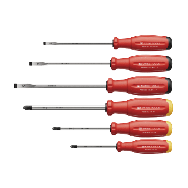 PB SWISS TOOLS ピービ―スイスツールズ PBスイスツールズ ローレット入り六角レンチセット (パック入り) 3212LH-10CN