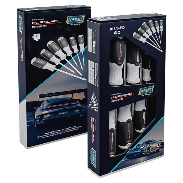 ハゼット HAZET ﾄﾞﾗｲﾊﾞｰｾｯﾄ (Porsche) 811/6-PD | 公式オンライン