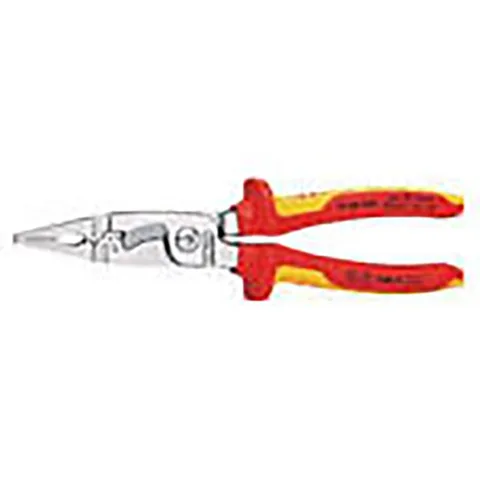 【在庫処分】KNIPEX(クニペックス) 1396-200 絶縁エレクトロプライ クニペックス KNIPEX 1396-200 絶縁エレクトロプライヤー(スプリング付