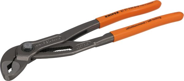 【数量限定】クニペックス　ウォーターポンププライヤー　コブラ　250mm　【オレンジ】　8701-250B10