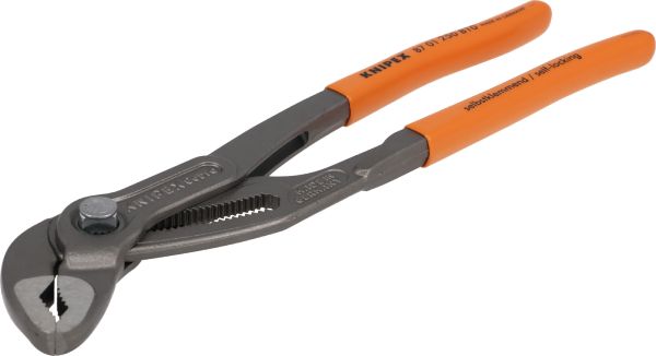 【数量限定】クニペックス　ウォーターポンププライヤー　コブラ　250mm　【オレンジ】　8701-250B10