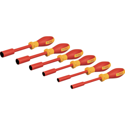 ボッシュ 絶縁ソケットドライバー 6種セット 1600A02NF3 | 工具用品