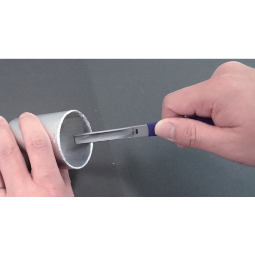 ツボサン　横に削るヤスリ　半丸　片Ｒ中目　引き切り用　YKB-4