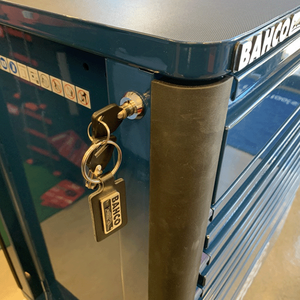 バーコ　FG限定7段ローラーキャビネット　ウルトラマリンネイビー ENTRY 1472K7DBLUJS　