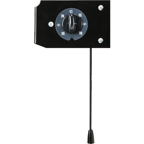 トラスコ　全閉式工場扇　ジェネラルファン　壁掛けタイプ　アルミハネ　ブラック　TFBA-45W-BK