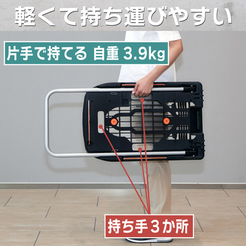 トラスコ　こまわり君（新型）　６００Ｘ３９０　　ブラック　MPK6039BK