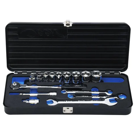 インチ工具セット KIKAIYA 工具セット ソケットレンチセット 121pcs +1 ツール セット