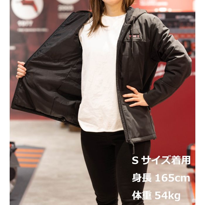 ミルウォーキー M12 ヒートジャケット ブラック（S） M12 HPJBL2-S