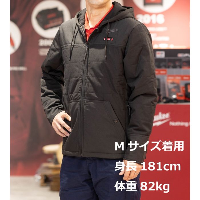 ミルウォーキー M12 ヒートジャケット ブラック（M） M12 HPJBL2-M