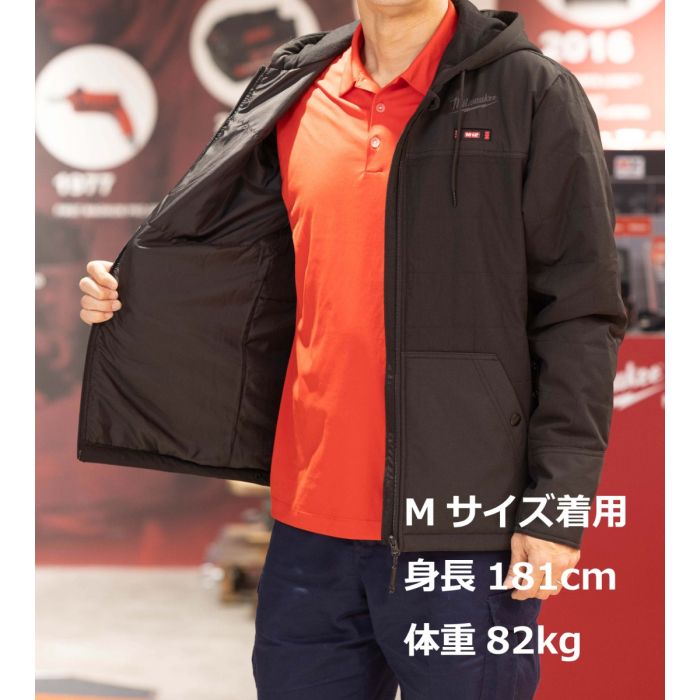 ミルウォーキー M12 ヒートジャケット ブラック（M） M12 HPJBL2-M