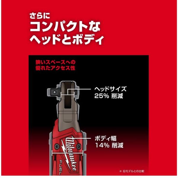 ミルウォーキー　M12　FUEL　3/8インチ　ラチェットレンチ【9月1日発売】　M12 FIR38G2-0B0 JP