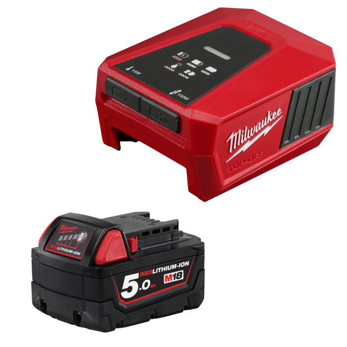 ミルウォーキー　M18　TOP-OFF USB-C　充電器　M18　5.0Ah x 1 キットM18 TC-501 LR JP