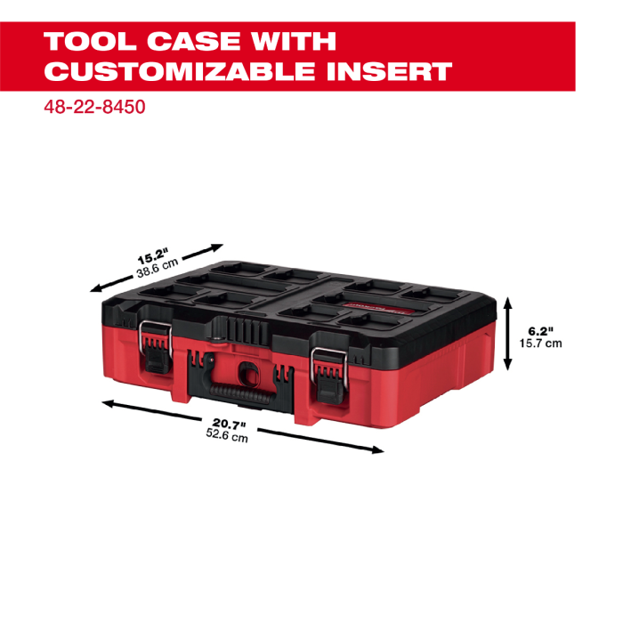 ミルウォーキー ＰＡＣＫＯＵＴ ツールボックス Ｍサイズ フォーム入り 48-22-8450 | ファクトリーギア