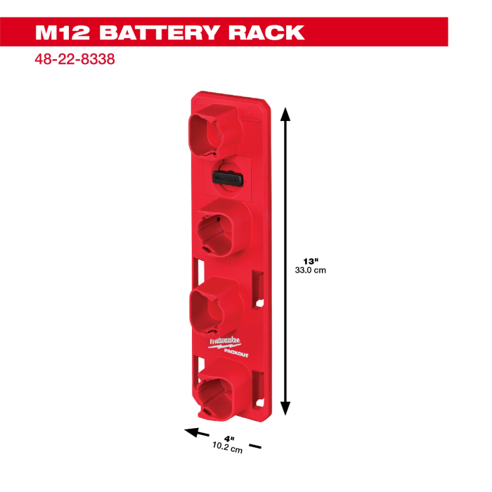 ミルウォーキー　ＰＡＣＫＯＵＴ　Ｍ１２　バッテリーホルダー　48-22-8338